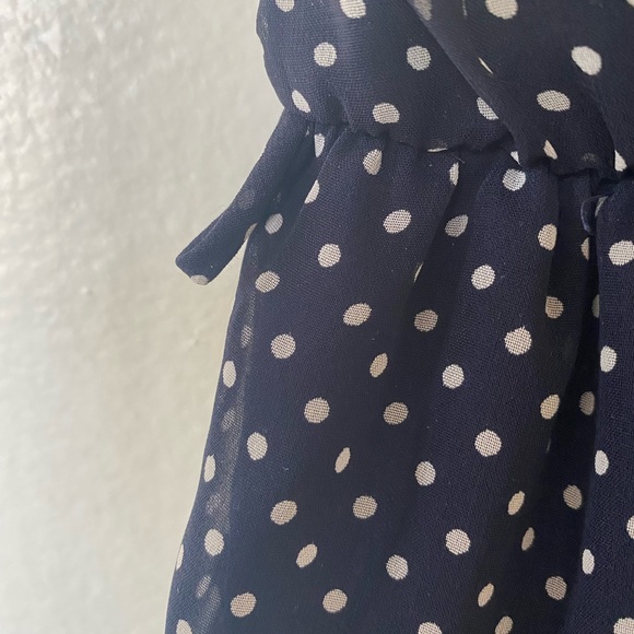 Blue polka dot dress. Brand is Every. Size XS. - Picture 3 of 7